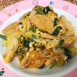 สุกี้แห้ง หมูยอ