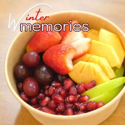 winter memories ❄️ เซ็ทผลไม้ พร้อมทาน