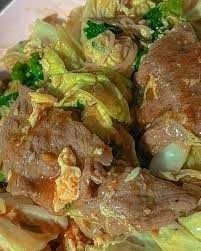 สุกี้แห้ง เนื้อ