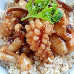 ปลาหมึกทอด หวาน