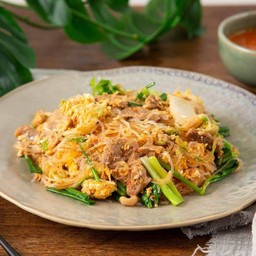 สุกี้แห้ง หมู