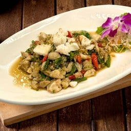 เนื้อปูผัดพริกขี้หนู