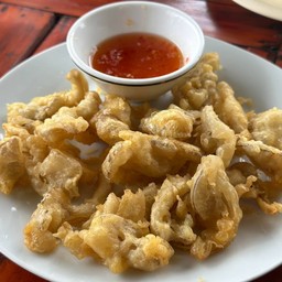 เห็ดนางฟ้าชุบแป้งทอด