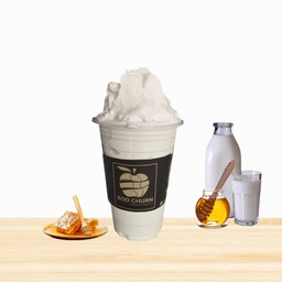 นมหมี+น้ำผึ้ง ปั่น 22oz (หอมน้ำผึ้ง อร่อย)