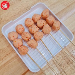 ลูกชิ้นกุ้ง ปิ้งย่างหม่าล่า 1 ไม้