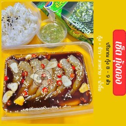 SET กุ้งดอง+ข้าวญี่ปุ่น+สาหร่าย+น้ำจิ้ม