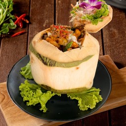 ห่อมหมกทะเลมะพร้าวอ่อน