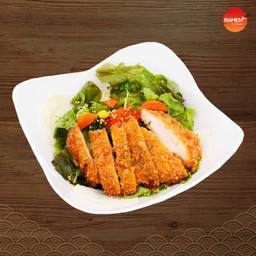 สลัดไก่ทอด