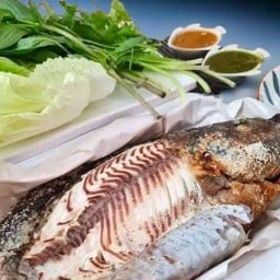 ปลาเผา ตาอั๋น  ตลาด อยู่เจริญ 3