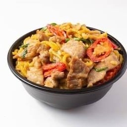 ยากิโซบะหมูคุโรบุตะซอสมิโซะ