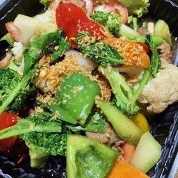 ผัดผักรวมหมู