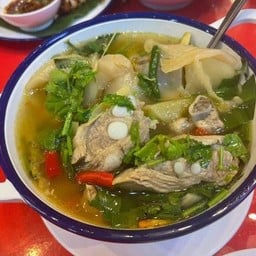 ต้มยำกระดูกหมู+ผักกาดดอง