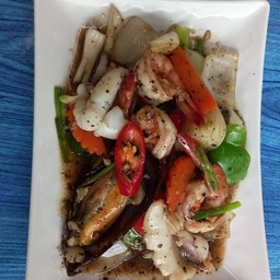 ซีฟู๊ดผัดพริกไทยดำ