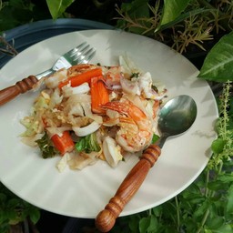 สุกี้แห้งหมู