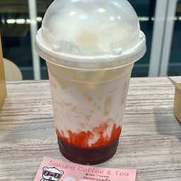 นมสด สตอเบอร์รี่ ทูโทน