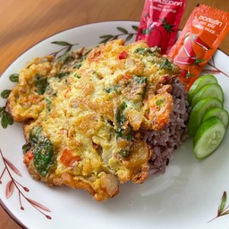 ข้าวไข่เจียวทรงเครื่อง (แซ่บ)