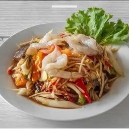 ตำกุ้งสด