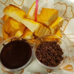 ปังปิ้ง เนย จิ้ม ช็อกโกแลต + ครั้นช์ชี่ป็อป