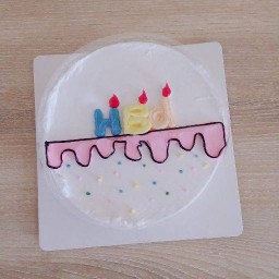 109.พร้อมส่งขนาด 10 cmเค้กhbd