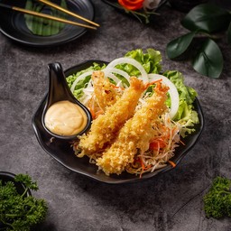 สลัดกุ้งเทมปุระ