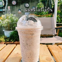 นมหมีปั่นโอริโอ้