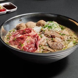 Special XL beef pho with Wagyu