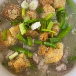 หมูสับต้มพริกสด