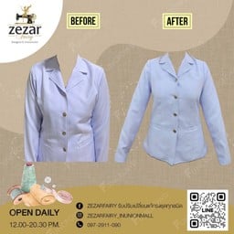 งานรีวิวแก้ไขยูนิฟอร์มพยาบาล(ทรงสูท) ลูกค้าตัดมาตามไซส์ตัวเอง  แต่กลับไม่พอดีตัว