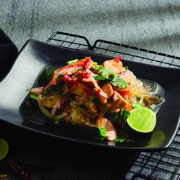 ยำวุ้นเส้น (หมูสับ+กุ้ง)