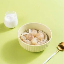 ข้าวเหนียวเปียกลำใย กะทิมะพร้าวน้ำหอม