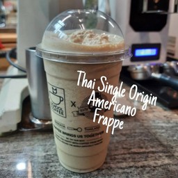 กาแฟพิเศษไทยดำ (ปั่น) (Thai Single Origin Americano Frappe)