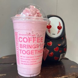 นมชมพู (ปั่น) (Pink Milk Frappe)