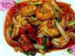 พริกเผา กุ้ง