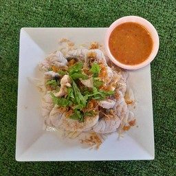 ปลากะพงลวกจิ้ม