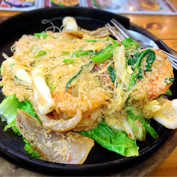 สุกี้แห้ง หมู