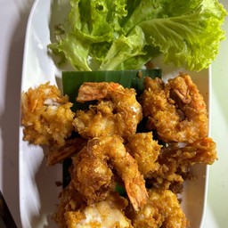 กุ้งชุปแป้งทอด