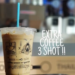 Extra นม (เย็น) (Iced Extra with Milk)