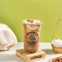 สมูทตี้อัลมอนด์กาแฟมะพร้าวน้ำหอม