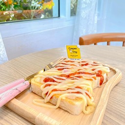 ปังปิ้งแฮมไก่ชีส