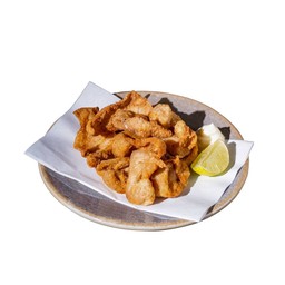 หนังไก่ทอด