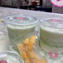 สาคูแคนตาลูปนมสด