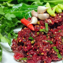 ลาบเนื้อ(ปรุงดิบ)