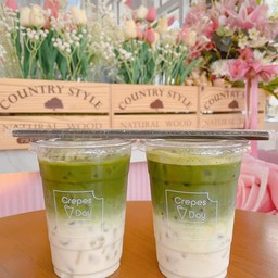 มัทฉะนมสดเย็น