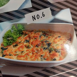 ผักโขมอบดับเบิ้ลชีส(Spinach Baked Double Cheese)