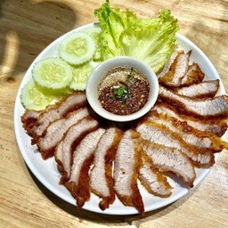 คอหมูทอด