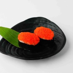 ข้าวปั้นหน้าไข่กุ้ง2ชิ้น