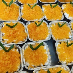 เค้กฝอยทองครีมสด