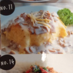 ข้าวหน้าไข่ครีมชีส(Cream Cheese Ham Rice))