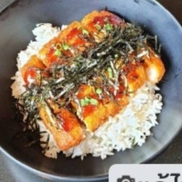 Fish Teriyaki Rice (ข้าวปลาทอดเทอริยากิ)