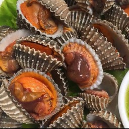 หอยแครงลวกจิ้ม